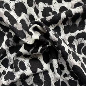 94%Polyester 6%Spandex Single Jersey with Leopard Printing   