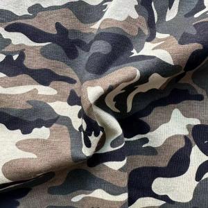 100% Cotton  Single Jersey Men's Camouflage Fabric