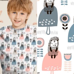 HK2241-Kids Digital Print Design  