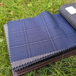 70%WOOL Yard Dyed Check Plaid business suit fabric