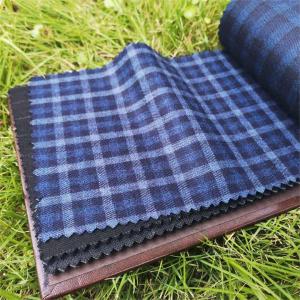 70%WOOL Yard Dyed Check Plaid business suit fabric