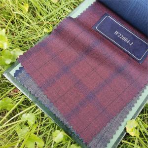 50%WOOL Yard Dyed Check Plaid business suit fabric