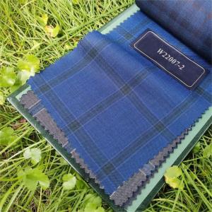 50%WOOL Yard Dyed Check Plaid business suit fabric