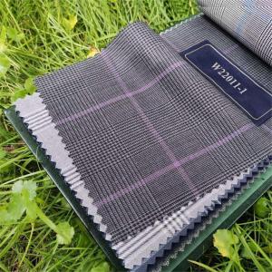 50%WOOL Yard Dyed Check Plaid business suit fabric