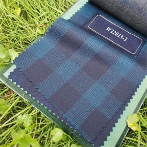 50%WOOL Yard Dyed Check Plaid business suit fabric