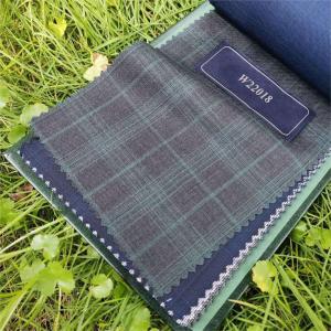 50%WOOL Yard Dyed Check Plaid business suit fabric